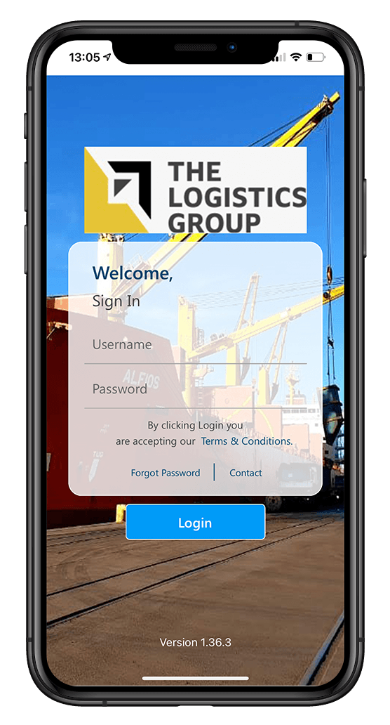 The logistics group iPhone Xs Mockup